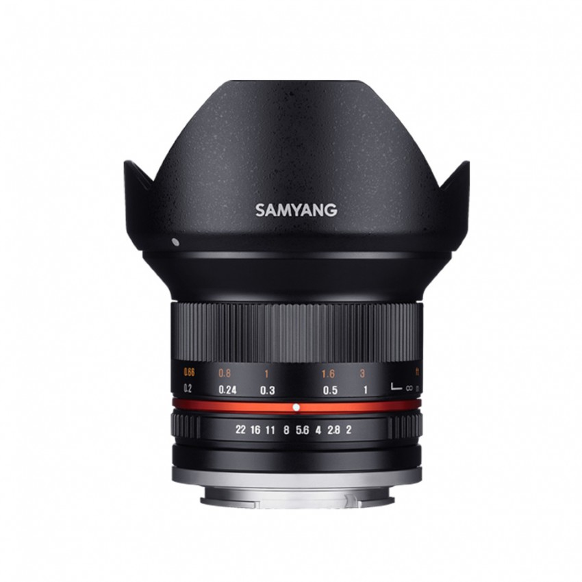 Samyang 12mm F2.0  (4/3) Black ศูนย์ไทย