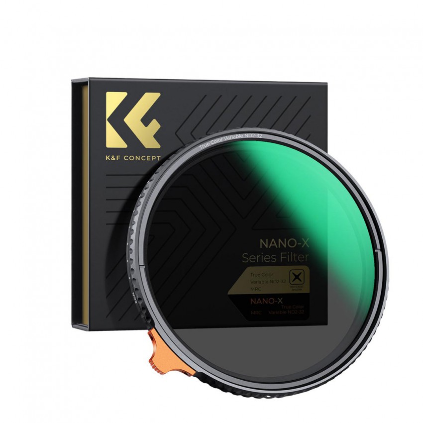 K&F 49mm True Color Nano-X ND2~ND32, 1 to 5-Stop Variable ND Filter, 28 Layer coatings ประกันศูนย์ไทย 2 ปี