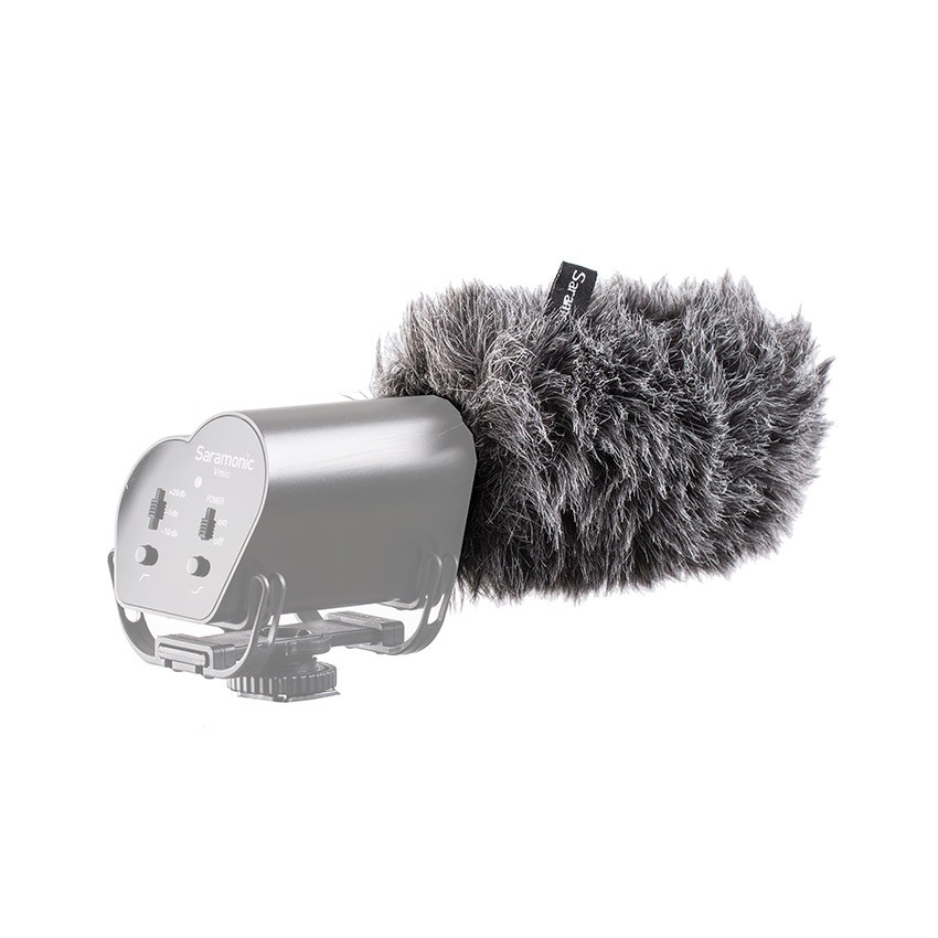Furry outdoor microphone windscreen muff for Vmic & Vmic Recorder