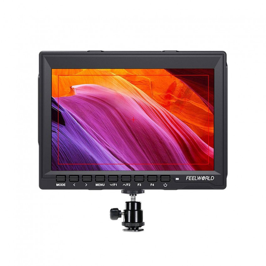 FeelWorld FW759 7" IPS HDMI On-Camera Monitor with Sunshade and HDMI Lock ประกันศูนย์ไทย