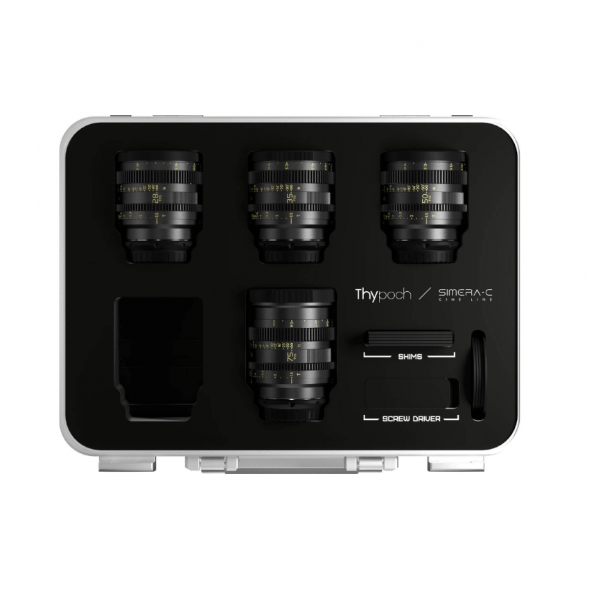 Thypoch Simera-C 4 Lens Kit (28MM, 35MM, 50MM, 75MM) for E Mount ประกันศูนย์ไทย 1 ปี