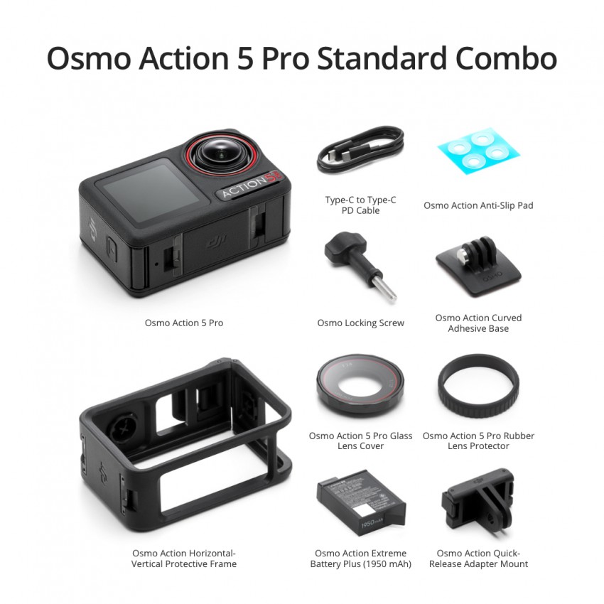 DJI Osmo Action 5 Pro Standard Combo ประกันศูนย์ไทย