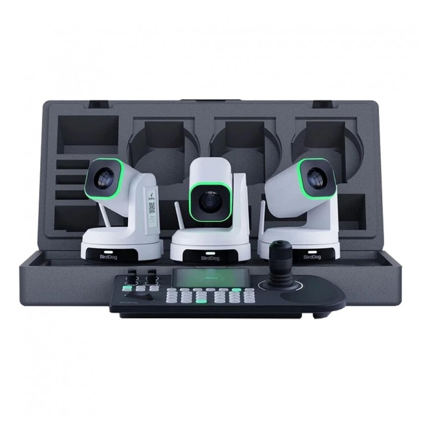 BirdDog 3 x BDX1 White and 1 x BDKBD Keyboard Bundle ชุดบันเดิลกล้อง สำหรับไลฟ์สตรีม ออกอากาศ ถ่ายทอดสด ประกันศูนย์ไทย