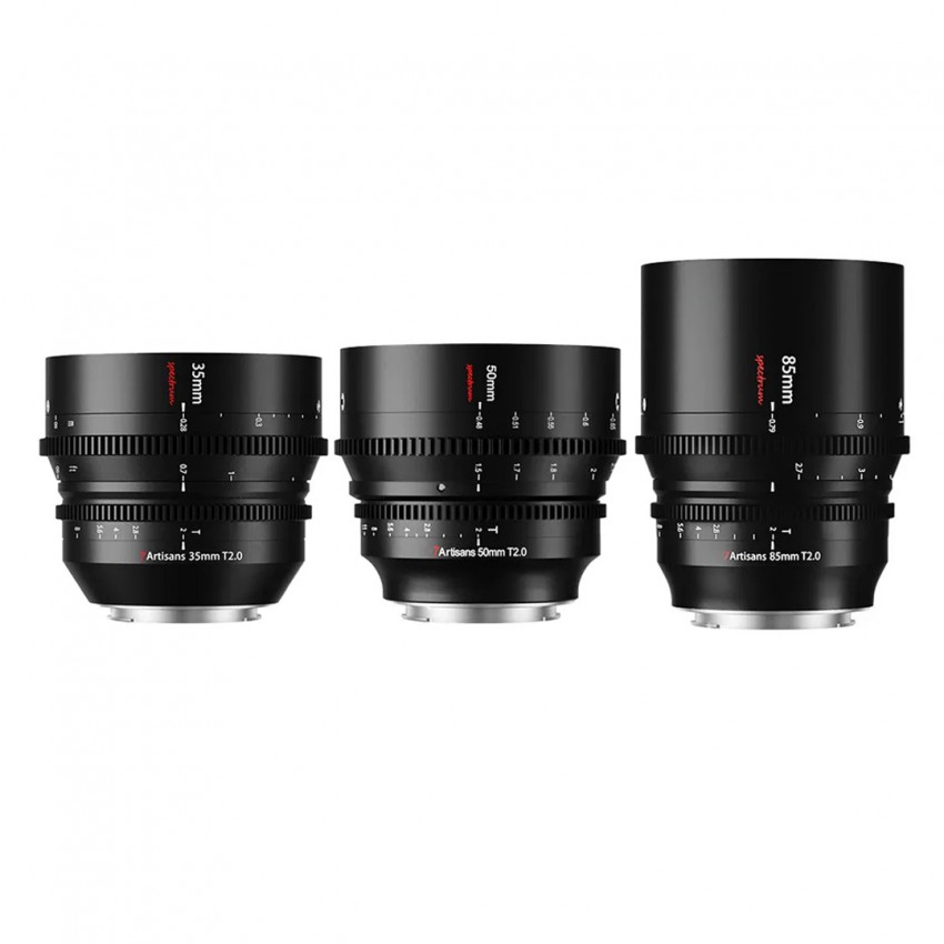 Bundle 7Artisans Spectrum Prime 35mm + 50mm + 85mm T2.0 + Hardcase For E ประกันศูนย์ไทย