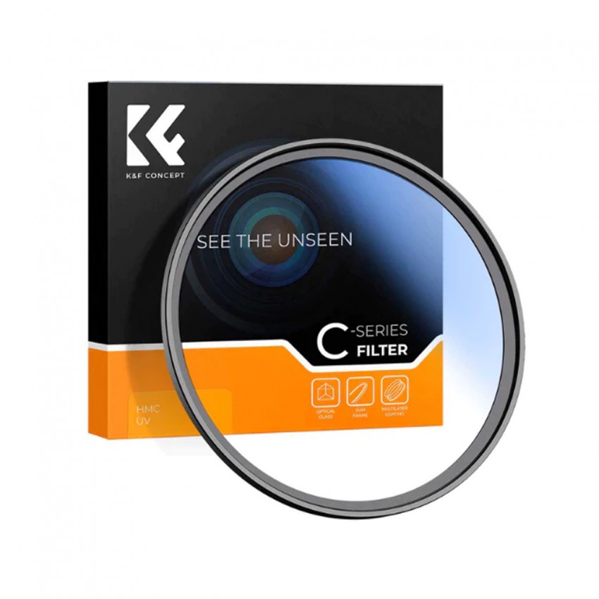 K&F 67mm Nano-C UV Filter Slim Anti-Reflective with Japan Optics 18 Layer Coating ประกันศูนย์ไทย 2 ปี