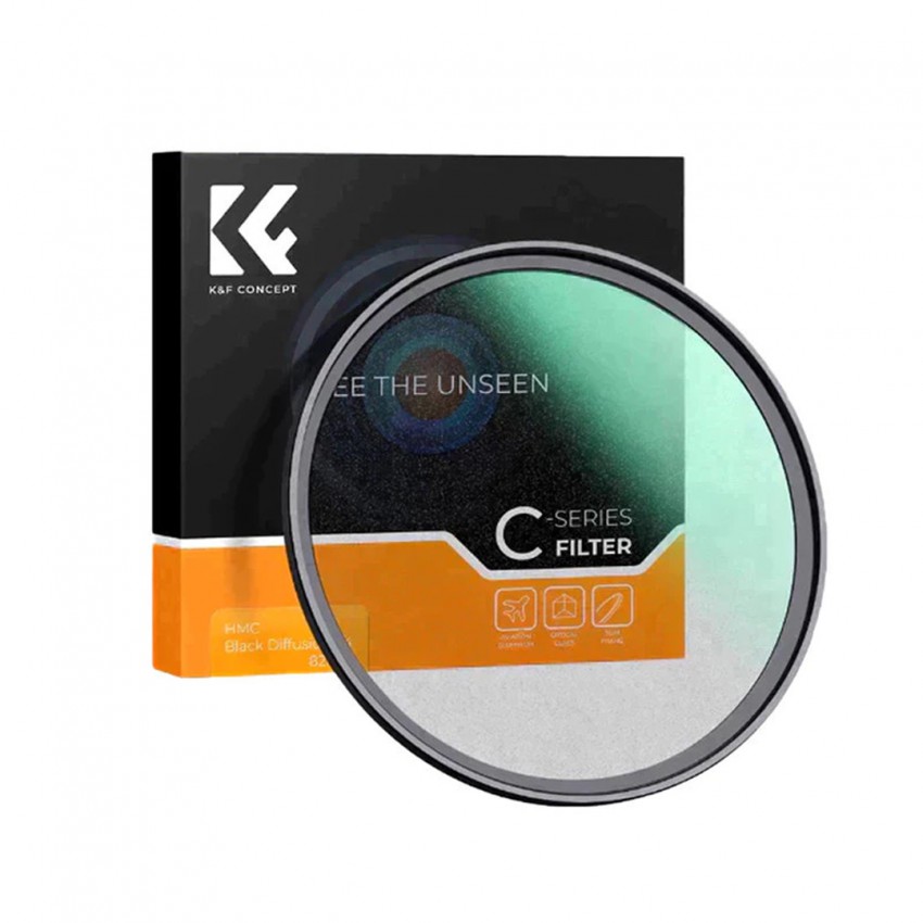 K&F 62mm Nano-C Black Mist 1/4 Anti-Reflective with Japan Optics 18 Layer Coating ประกันศูนย์ไทย 2 ปี