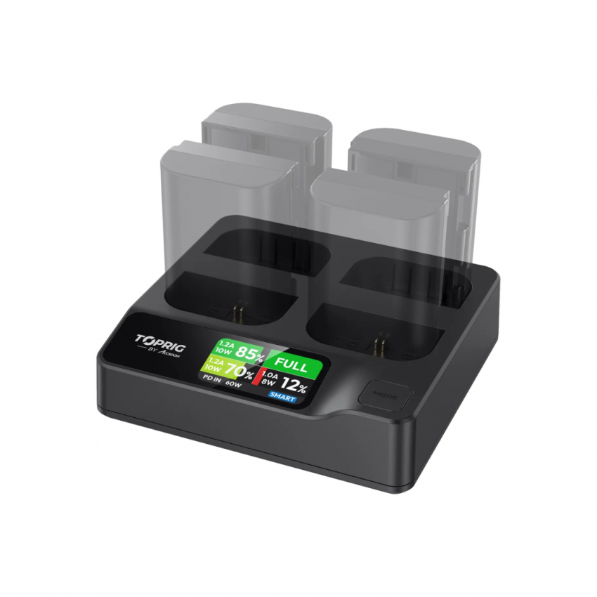 Accsoon TOPRIG 4-Bay LP-E6 Fast Charger ประกันศูนย์ไทย