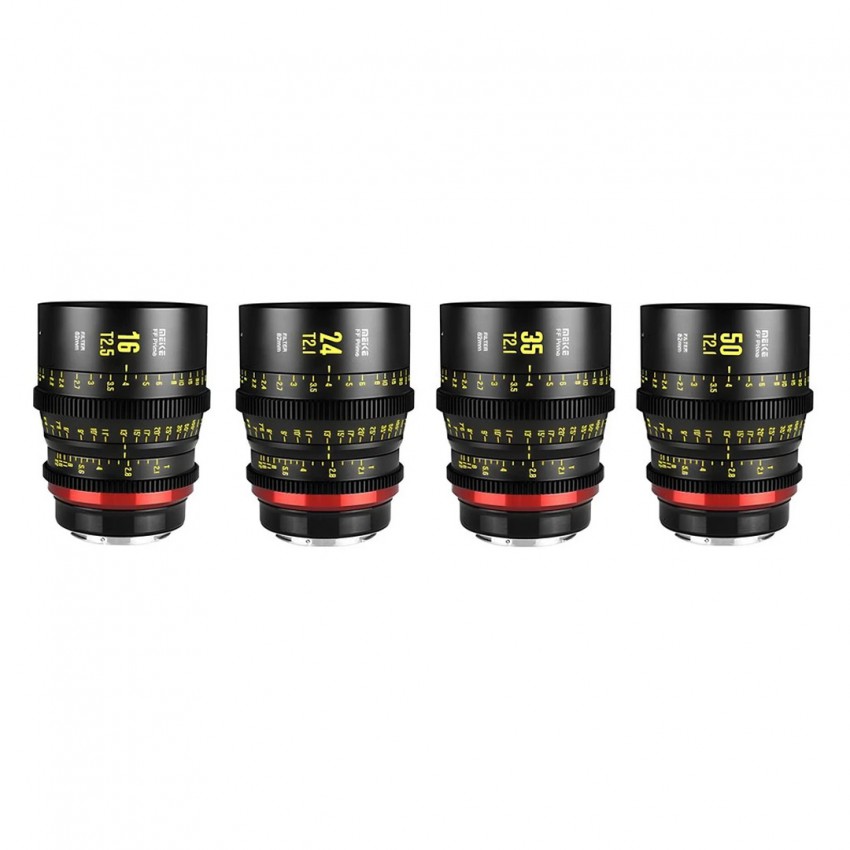 Meike 16mm+24mm+35mm+50mm FF Prime Cinema Lens Kit of 4 Lenses For L Mount ประกันศูนย์ไทย