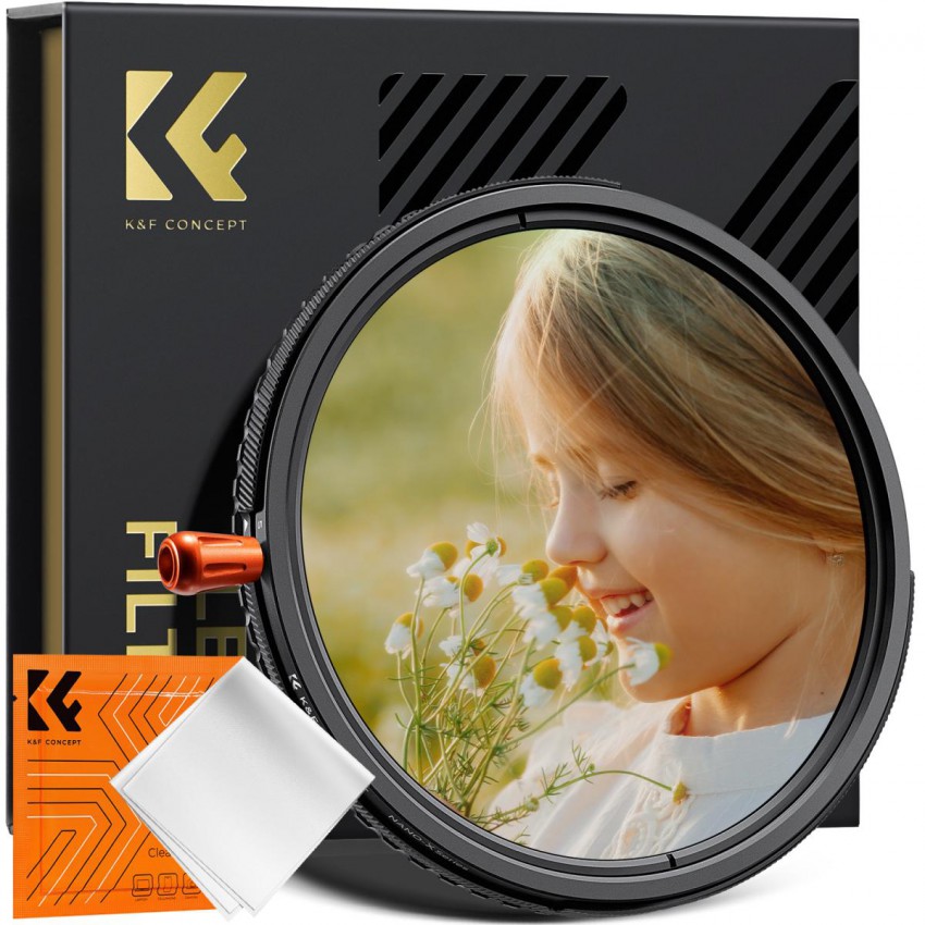 K&F 55mm Nano-X 3 in 1 Black Mist 1/4 + CPL + VND ND2-32 (1-5 Stop) Filter ประกันศูนย์ไทย 2 ปี