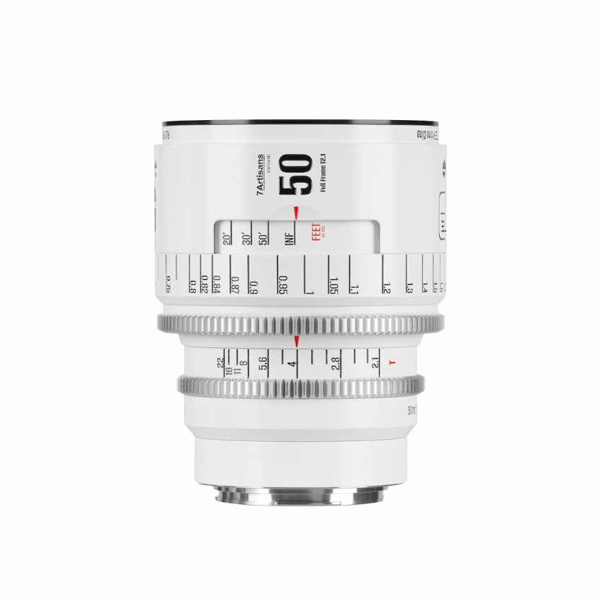 7Artisans 50mm T2.1 INFINTE CINE EF Mount (White) ประกันศูนย์ไทย