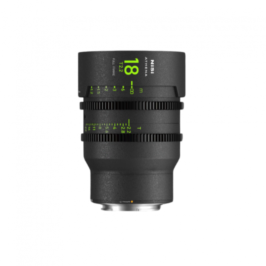 NiSi ATHENA Prime 18mm T2.2 Full Frame Cinema Lens for Fuji G