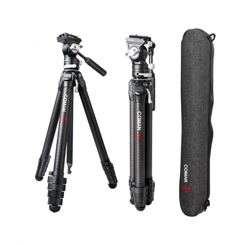 COMAN Zero V Carbon Fiber Travel Video Tripod with Arca Quick Release for DSLR ประกันศูนย์ไทย