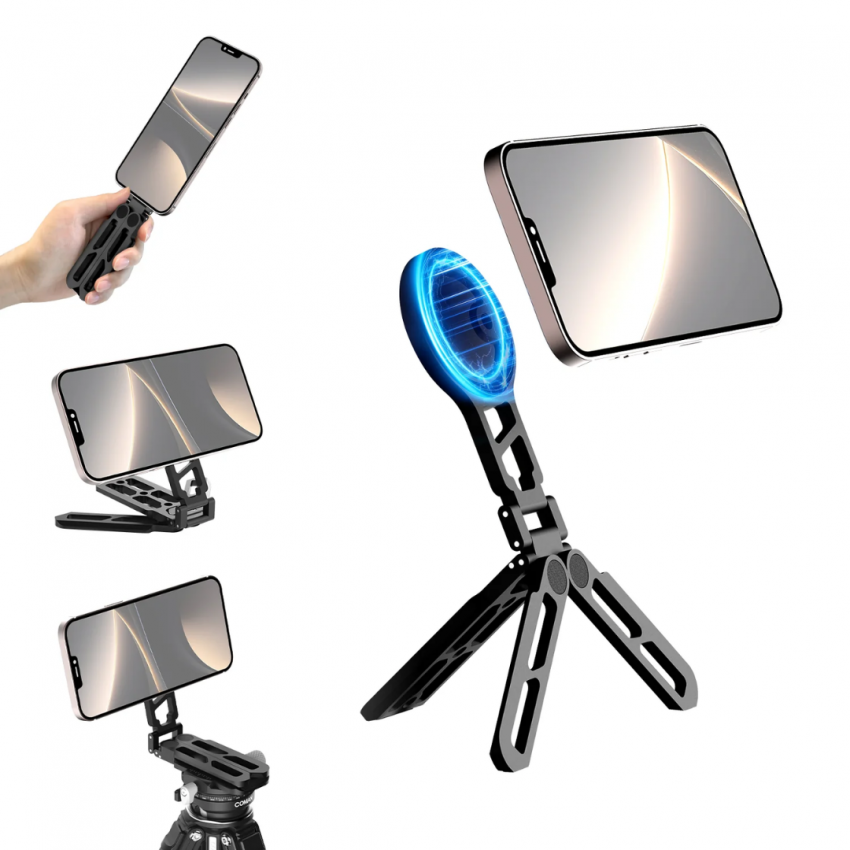 COMAN DP55 Magnetic Phone Tripod with Arca-Swiss, Cold Shoe & 1/4'' Screw ประกันศูนย์ไทย
