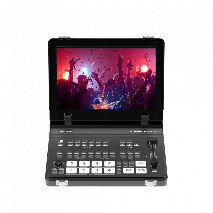 CineTreak Stream Master Video Switcher ระดับมืออาชีพ ออกแบบมาเพื่อ Live Streaming การผลิตวิดีโอคุณภาพสูง ประกันศูนย์ไทย