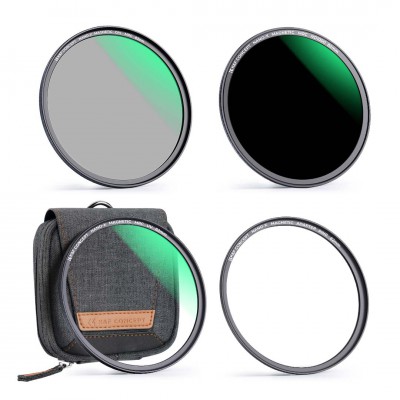 K&F 52mm Nano-X, MCUV+CPL+ND1000+Adapter Ring Magnetic 4 in 1 Lens Filter Kit Waterproof Scratch-Resistant Anti-Reflection with Filter Pouch ประกันศูนย์ไทย 2 ปี