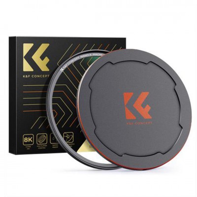 K&F 55MM Nano-X Magnetic MCUV Filter, HD Waterproof Scratch-Resistant Anti-Reflection Green Film with Magnetic Metal Cover ประกันศูนย์ไทย 2 ปี