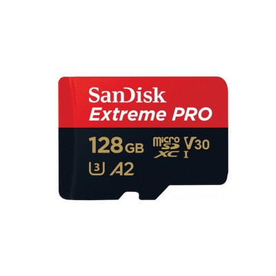 SanDisk Extreme PRO Micro SD Card U3 128GB อ่าน 170 MB/S เขียน 90MB/S รองรับภาพ4K 