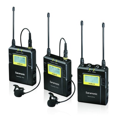 UHF Wireless Microphone Package UwMic10TH-TX10+TX10+RX10
