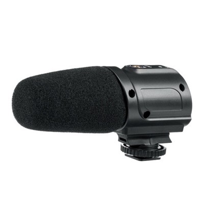 Surround Recording Microphone with Integrated Shockmount, Low- Cut Filter & Battery-Free