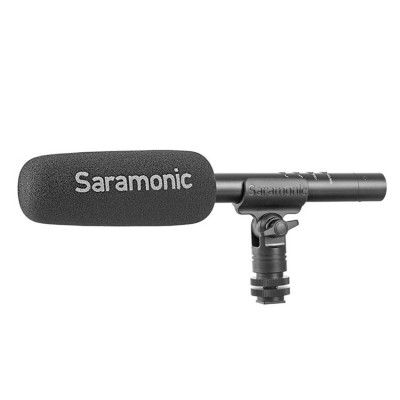 Super-Cardioid Broadcast XLR MICROPHONE Shotgun Condenser Microphone with Built-in Rechargeable Battery, 15" Capsule