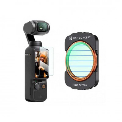 K&F Nano-X Osmo Pocket 3 Blue Streak Magnetic Lens Filter  ประกันศูนย์ไทย