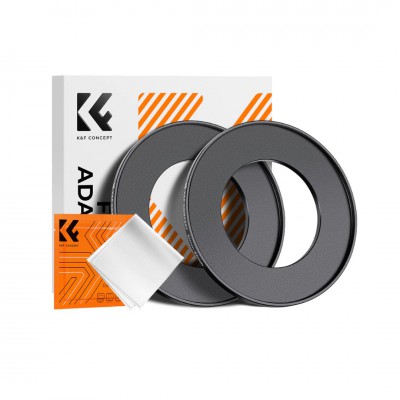 K&F 52-82mm Adapter Ring STEP-UP 2 PCS + 1 PCS Cleaning Cloth ประกันศูนย์ไทย