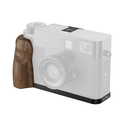SmallRig 5224 L-Shaped Mount Plate with Wooden Handle for FUJIFILM X half - Black ประกันศูนย์ไทย