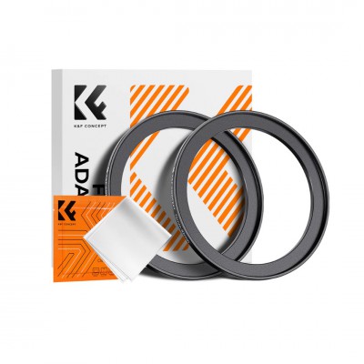 K&F 72-82mm Adapter Ring STEP-UP 2 PCS + 1 PCS Cleaning Cloth ประกันศูนย์ไทย