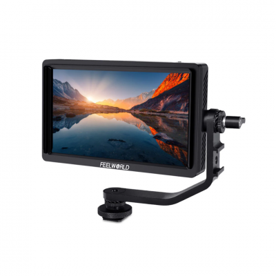 FEELWORLD FW568S 6 Inch Camera Field DSLR Monitor with F970 External Power and Install Kit SDI HDMI ประกันศูนย์ไทย