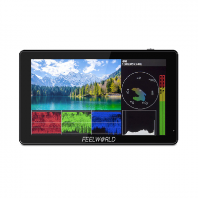FEELWORLD LUT5 5.5 Inch 3000nit Touchscreen DSLR Camera Field Monitor F970 Power and Install Kit ประกันศูนย์ไทย