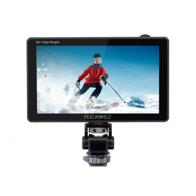 FEELWORLD LUT5E High Bright 1600nit DSLR Camera Field Monitor F970 External Power and Install Kit ประกันศูนย์ไทย
