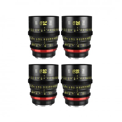 Meike 24mm+35mm+50mm+85mm FF Prime Cinema Lens Kit of 4 Lenses For PL Mount with Case ประกันศูนย์ไทย