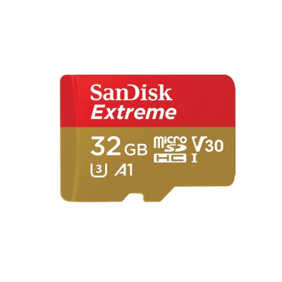 SanDisk Extreme Micro SD Card U3 ความจุ 32GB ความเร็ว อ่าน 100MB/S เขียน 60MB/S รองรับภาพ 4K 