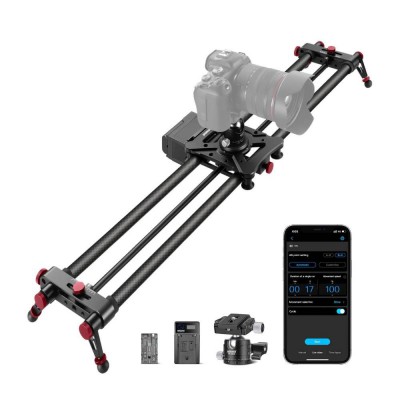 NEEWER ER1-120CM Motorized Carbon Fiber Slider with Remote รางสไลด์ออโต้เสียงเบาพร้อมรีโมท ประกันศูนย์