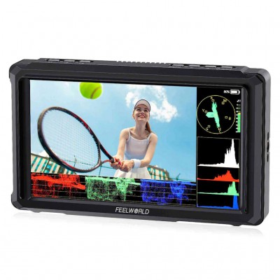 FEELWORLD FW568 PRO จอมอนิเตอร์ 6" สำหรับกล้อง ความสว่าง 1200nits พร้อม HDMI 4K 60Hz ประกันศูนย์ไทย