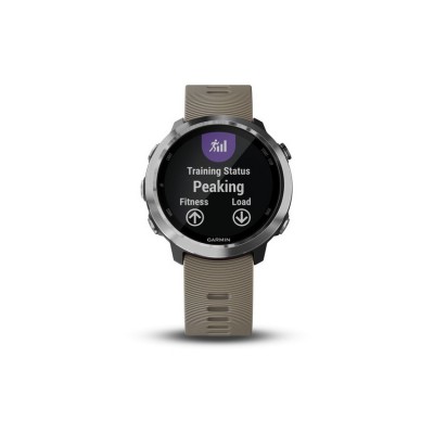 Forerunner®  645 Sandstone - นาฬิกาวิ่งระบบ GPS และอัตราการเต้นของหัวใจที่ข้อมือ สีเทา แถมฟรี!! ฟิล์มกระจก ประกันศูนย์ไทย