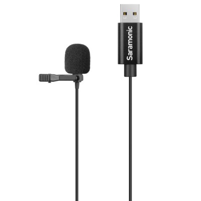 ULM 10 Ultracompact Clip-On Lavalier Microphone with USB-A Connector for PC & Mac