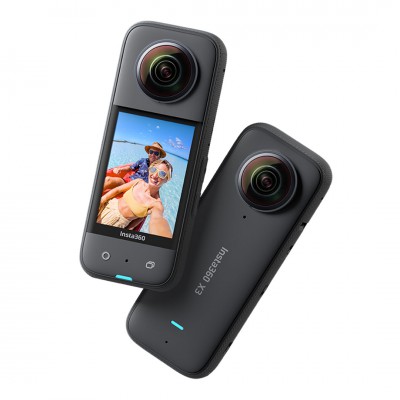 INSTA360 X3 Pocket 360 Action Cam Set 2 with SanDisk Extreme PRO microSDXC™ UHS-I 256GB, Insta360 X3 Battery, Insta360 Selfie One X ประกันศูนย์ไทย