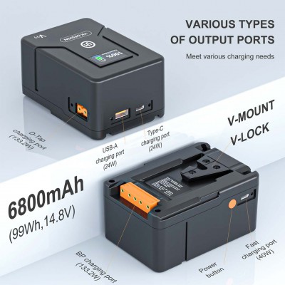 YK Design - V99 V-mount Battery ประกันศูนย์ไทย 1 ปี
