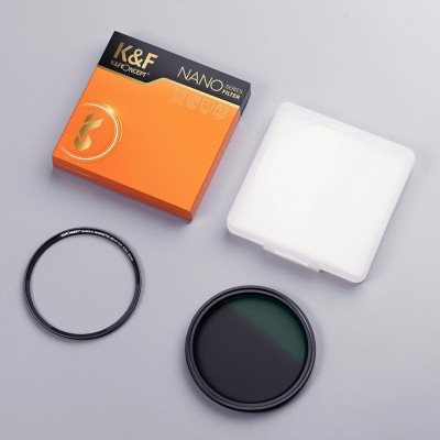 K&F 77mm Nano-X Magnetic Variable ND2-ND32 (1-5 Stop) Lens Filter, HD, Waterproof, Anti-Scratch, Anti-Reflection, With Magnetic Mounting Ring ประกันศูนย์ไทย 2 ปี