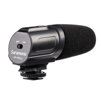Surround Recording Microphone with Integrated Shockmount, Low- Cut Filter & Battery-Free