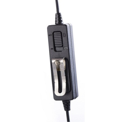 LavMicro Broadcast-Quality Lavalier Omnidirectional Microphone with 3.5mm TRS/TRRS Combo Connector & 6.3mm Adapter (6m cable)