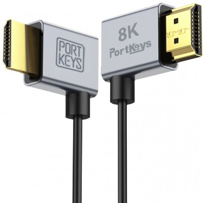 Portkeys 2.5MM Ultra-Thin HDMI Cable Combo 0.3M+1M ประกันศูนย์ไทย