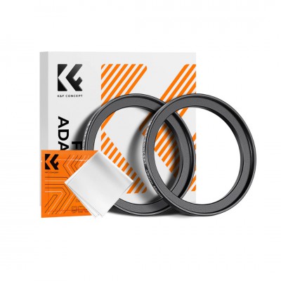 K&F 49-55mm Adapter Ring STEP-UP 2 PCS + 1 PCS Cleaning Cloth ประกันศูนย์ไทย