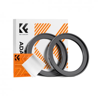 K&F 49-58mm Adapter Ring STEP-UP 2 PCS + 1 PCS Cleaning Cloth ประกันศูนย์ไทย