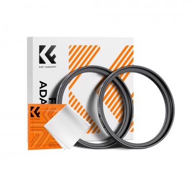 K&F 52-55mm Adapter Ring STEP-UP 2 PCS + 1 PCS Cleaning Cloth ประกันศูนย์ไทย