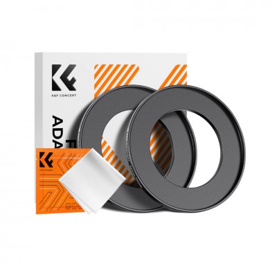 K&F 52-77mm Adapter Ring STEP-UP 2 PCS + 1 PCS Cleaning Cloth ประกันศูนย์ไทย