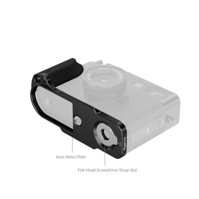 SmallRig 5332 L-Shaped Mount Plate with Silicone Handle for FUJIFILM X half - Black ประกันศูนย์ไทย