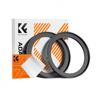 K&F 58-67mm Adapter Ring STEP-UP 2 PCS + 1 PCS Cleaning Cloth ประกันศูนย์ไทย