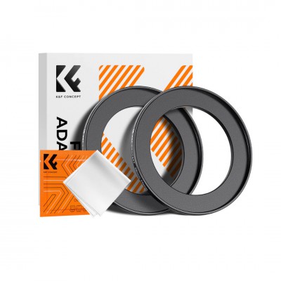 K&F 58-77mm Adapter Ring STEP-UP 2 PCS + 1 PCS Cleaning Cloth ประกันศูนย์ไทย